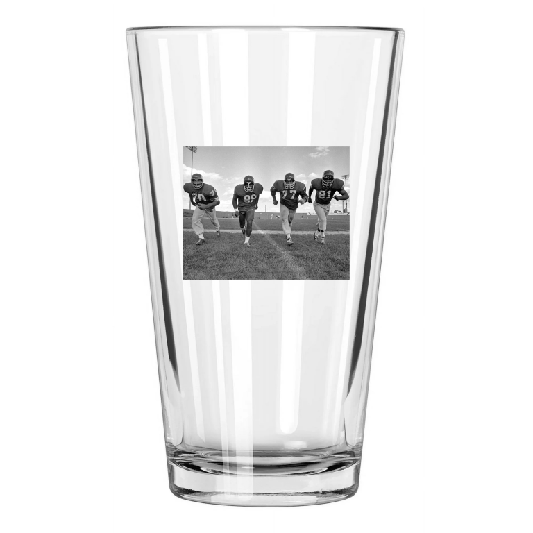 Minnesota Vikings Purple People Eaters Eller Page Marshall 3 Pint Beer Glass