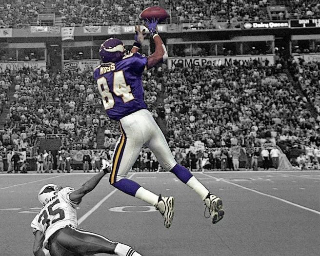 Minnesota Vikings Randy Moss Glossy Art Sketch Spotlight Magnet Magnet