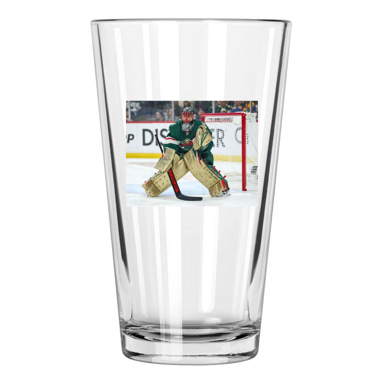 Minnesota Wild Marc Andre Fleury Photo Nhl Hockey 2 Pint Beer Drinking Glass