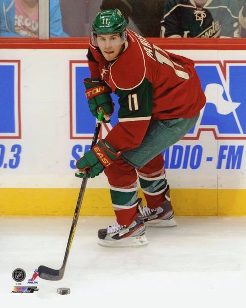 Minnesota Wild Zach Parise Glossy Keychain Nhl Hockey Keychain