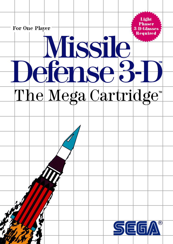 Missile Defense 3 D Sega Master System Keychain