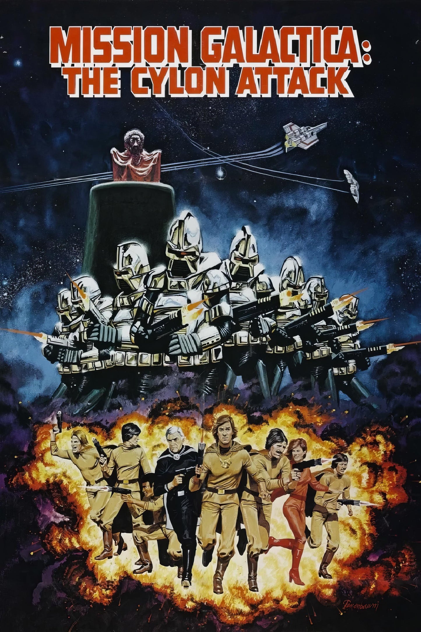 Mission Galactica The Cylon Attack (1979) Movie Keychain