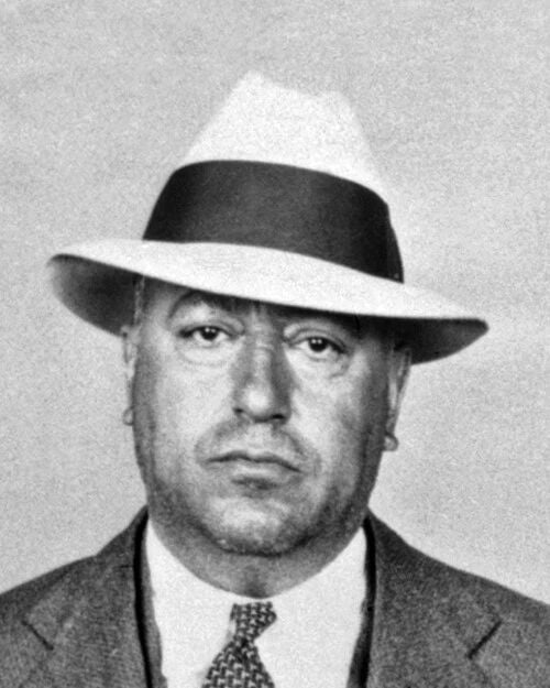 Mobster Gangster Waxey Gordon Glossy Keychain Print Rothstein Associate Keychain