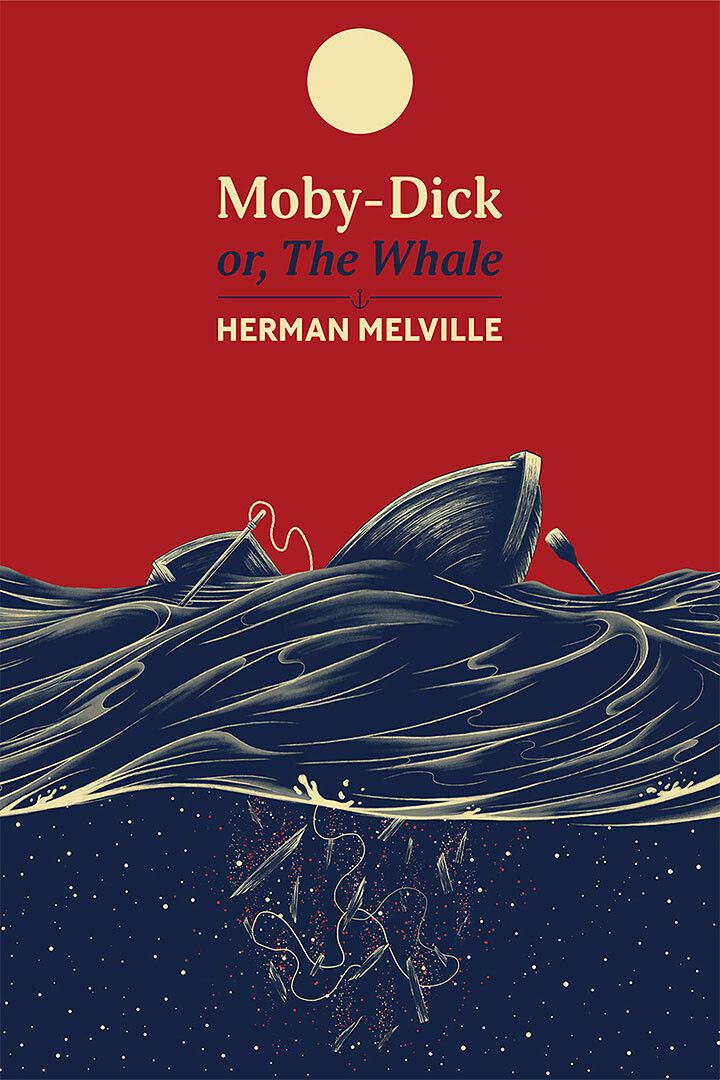 Moby Dick Herman Melville Original Illustration Jigsaw Puzzle