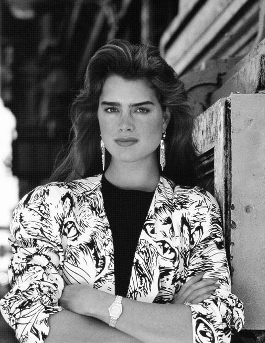 Model & Actress Brooke Shields Classic Retro Picture Magnet Print 1