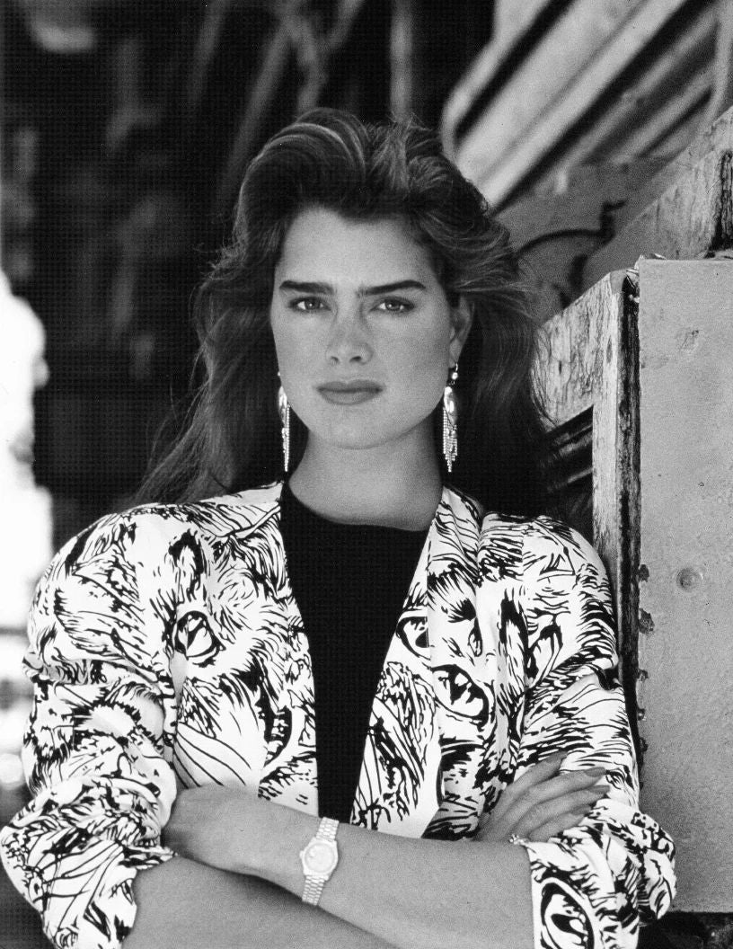 Model & Actress Brooke Shields Classic Retro Picture Photo Print 1