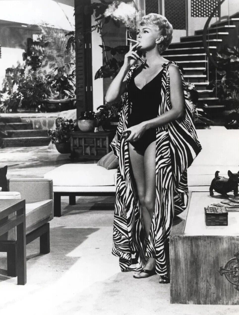 Model Actress Lana Turner Smoking Publicity Picture Photo Print
