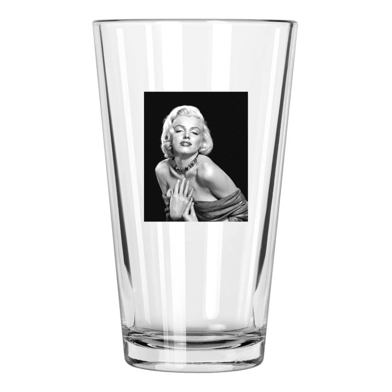 Model Actress Marilyn Monroe Celebrity Hollywood 3 Pint Beer Drinking Glass
