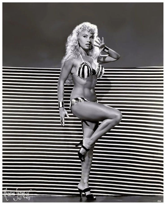 Model & Burlesque Dancer Lilly Christine Classic Pin Up Picture Photo