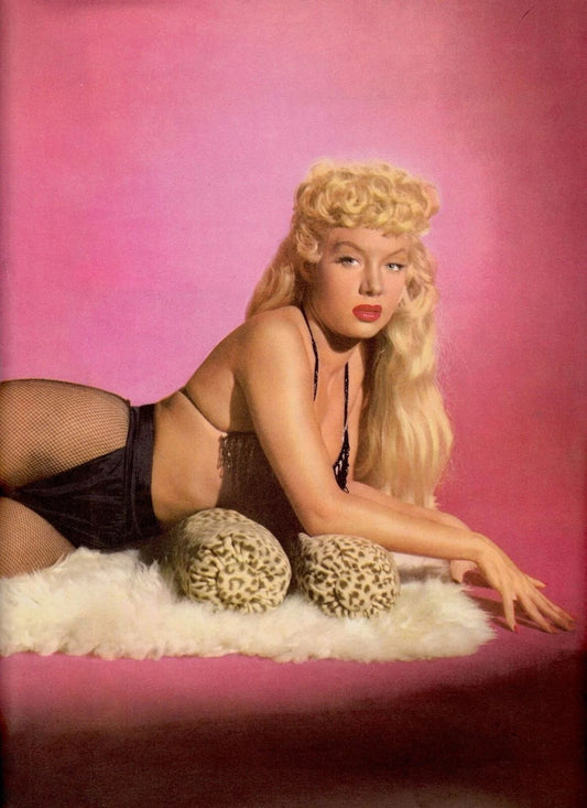 Model Burlesque Dancer Lilly Christine Retro Pin Up Picture Magnet