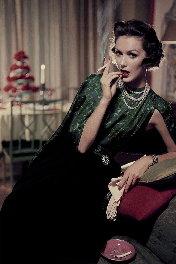 Model Sitting And Smoking Painting Print Jigsaw Puzzle
