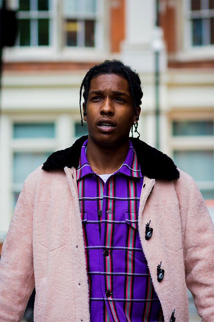 Modern Asap Rocky Rap Singer Artist Painting Print Jigsaw Puzzle
