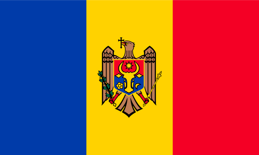 Moldova Flag Keychain