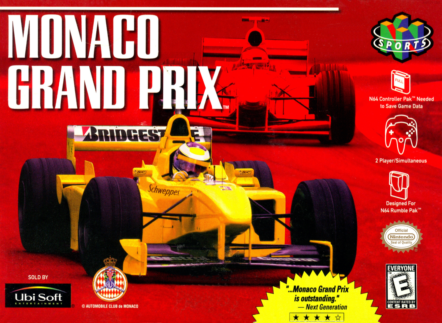 Monaco Grand Prix N64 Keychain