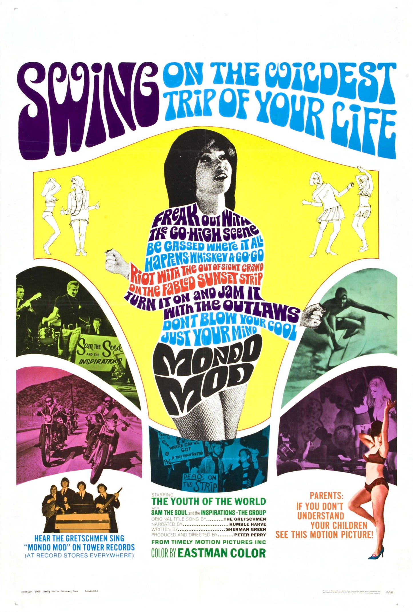 Mondo Mod 01 Movie Magnet
