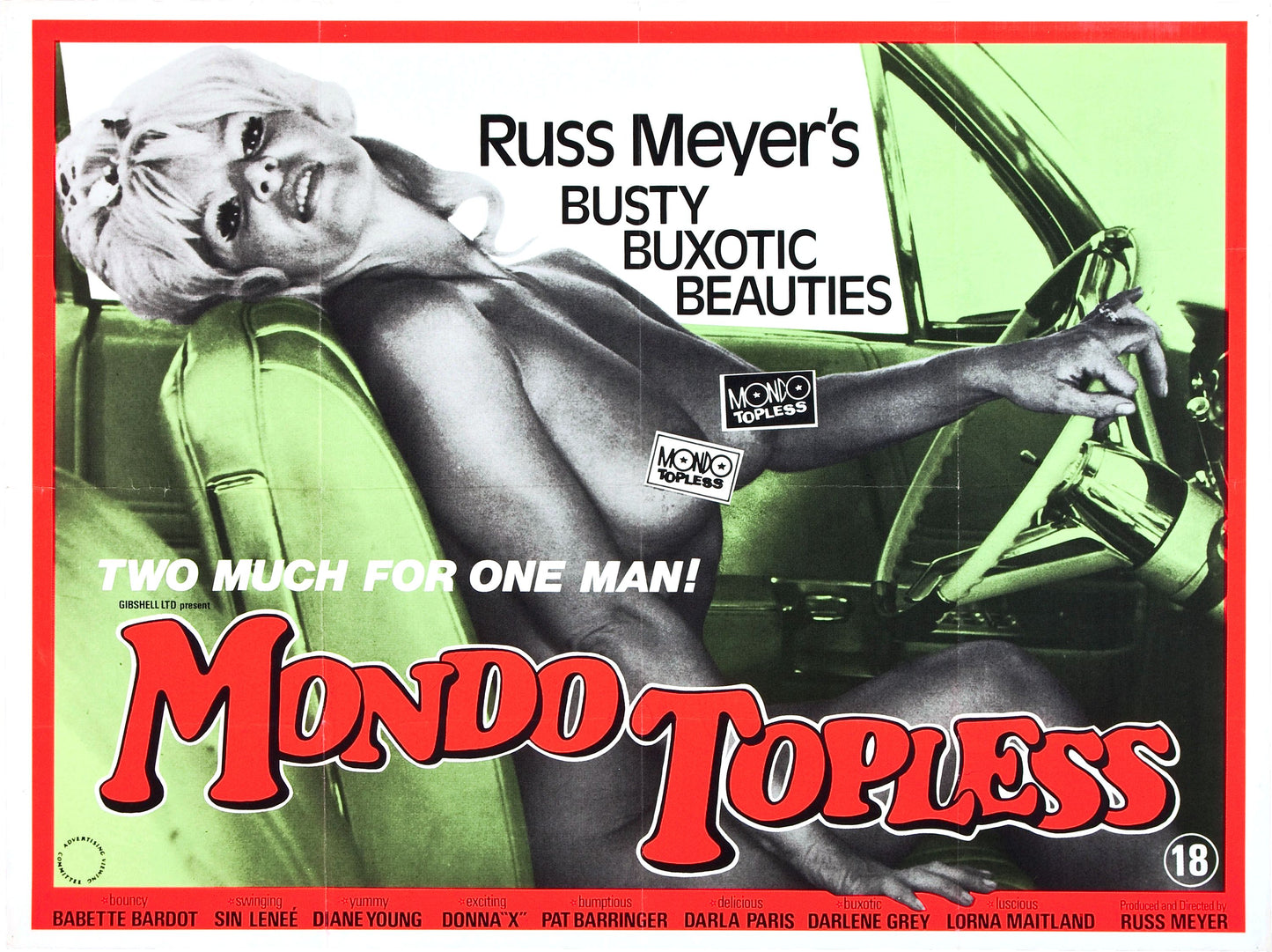 Mondo Topless 03 Movie Magnet