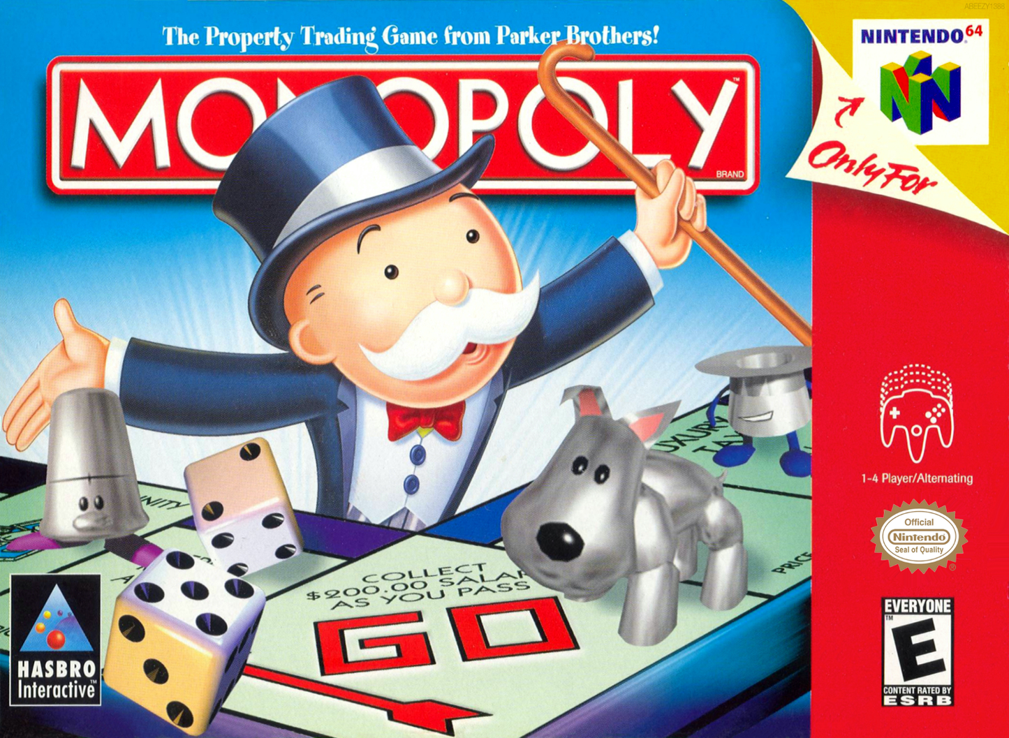 Monopoly N64 Keychain