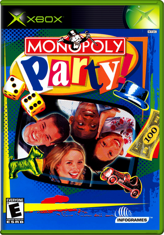 Monopoly Party Xbox Print Poster