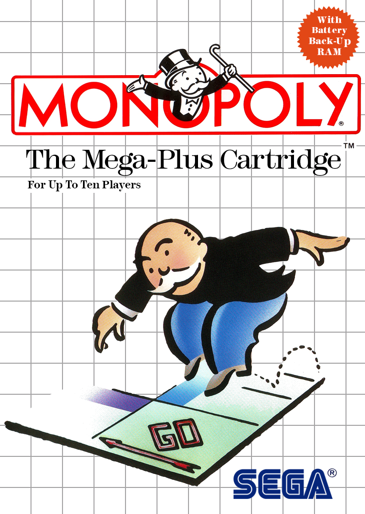 Monopoly Sega Master System Print Poster