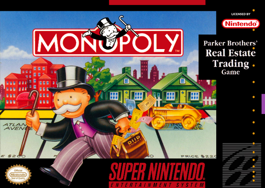 Monopoly (Usa) Snes Print Poster