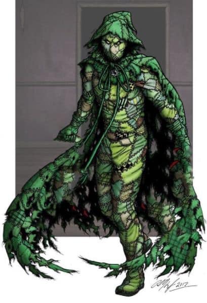 Monster Character Design Green Cloak Print Poster