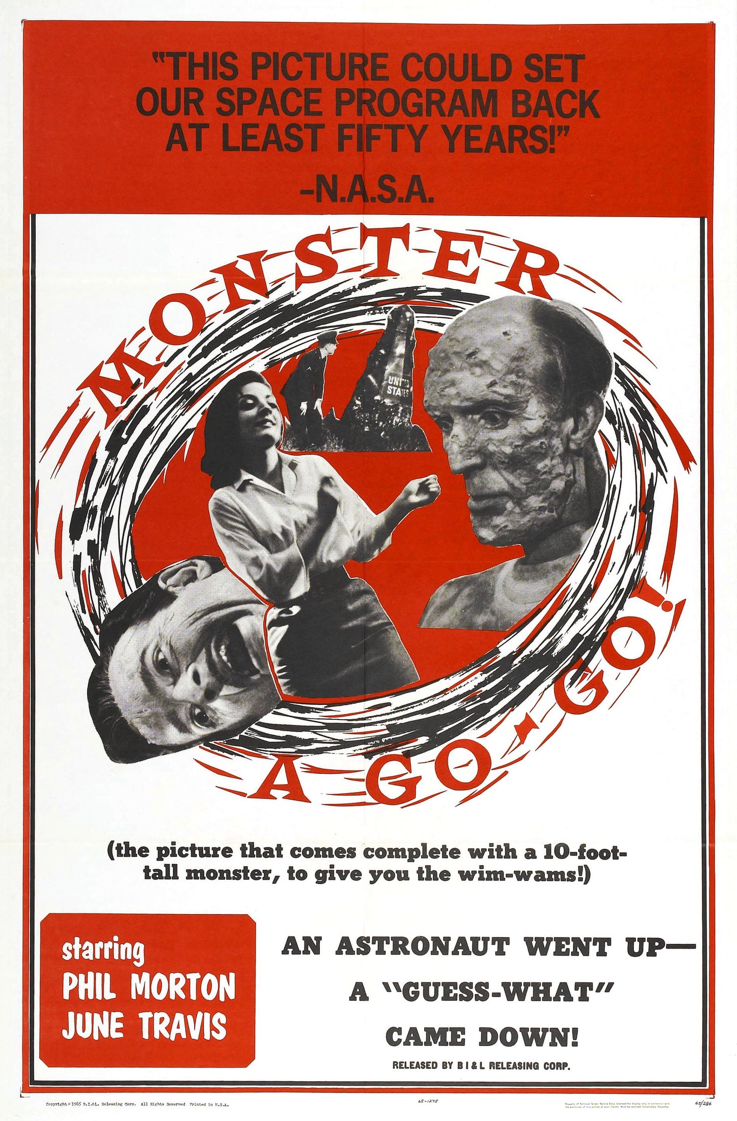 Monster A Go Go 01 Movie Magnet