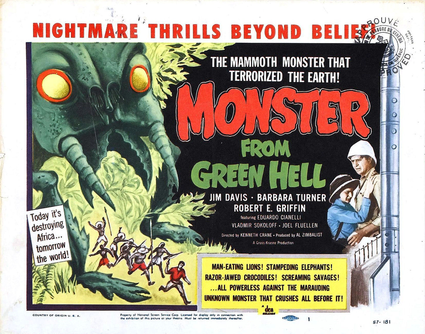Monster From Green Hell 02 Movie Magnet