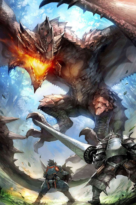 Monster Hunter Moster Action Video Game Jigsaw Puzzle