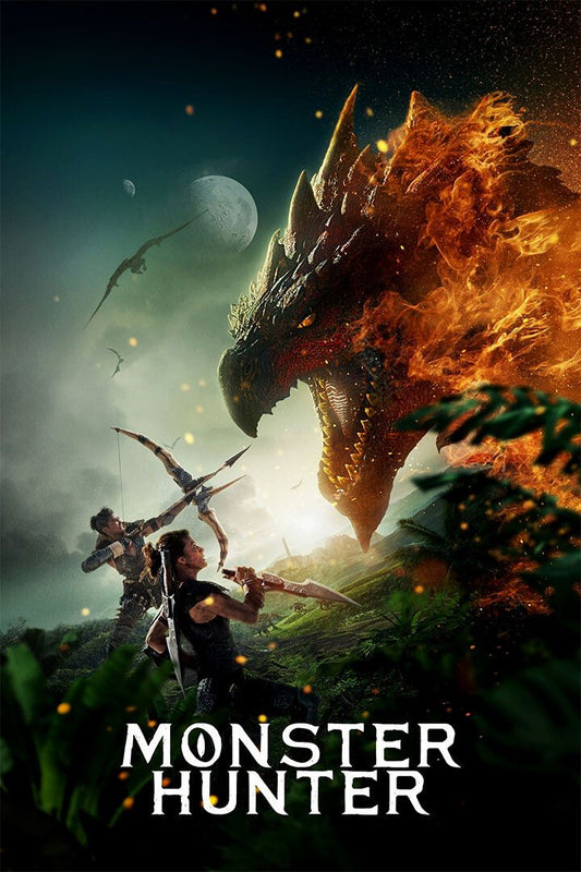 Monster Hunter Movie Milla Jovovich Action Painting Jigsaw Puzzle