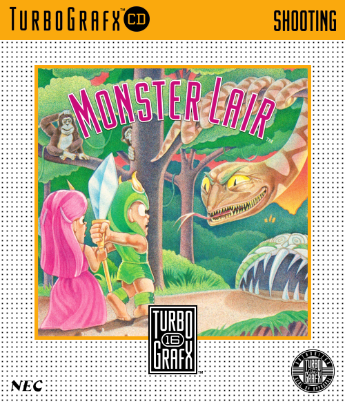 Monster Lair (Cd) Turbografx 16 Keychain