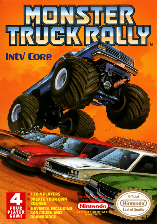 Monster Truck Rally (Usa) Nes Print Poster