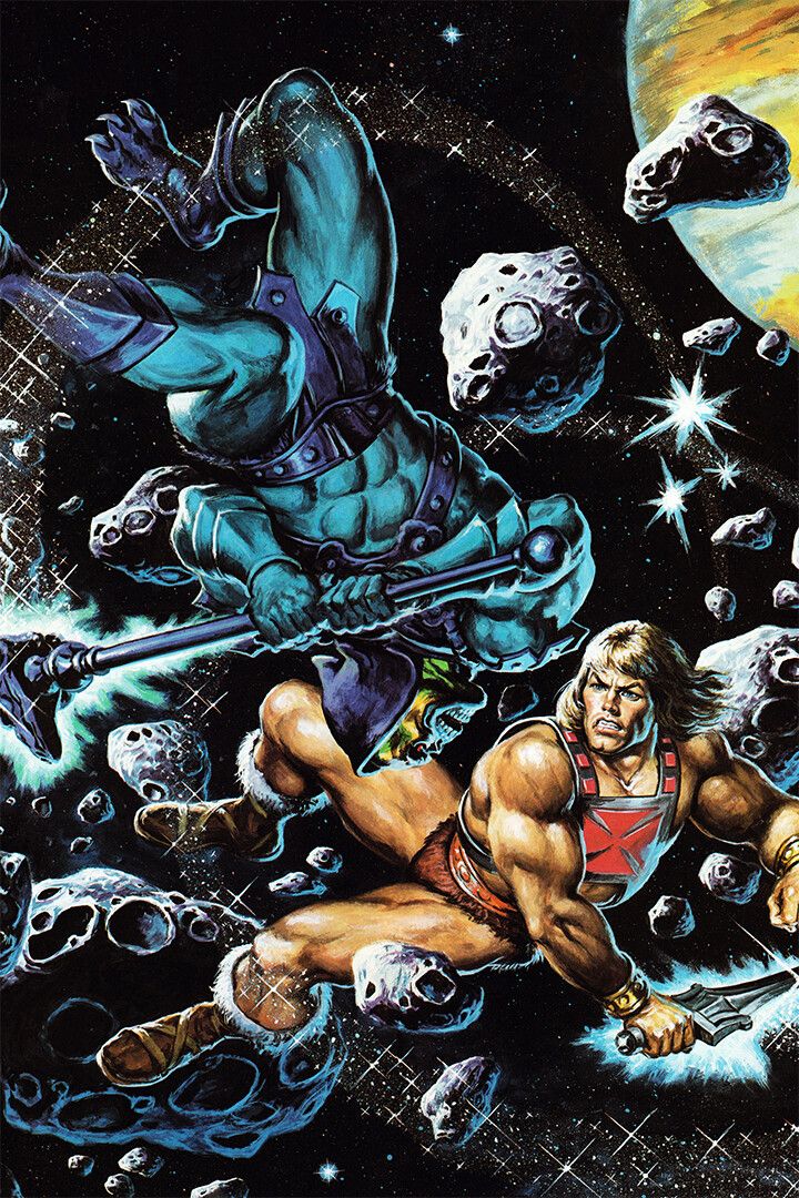 Monstroid Vs Heman And The Masters Of The Universe Decor Jigsaw Puzzle