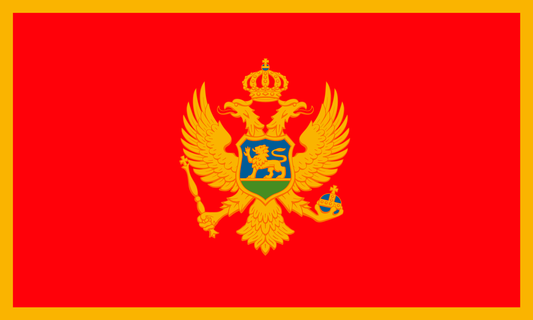 Montenegro Flag Print Poster