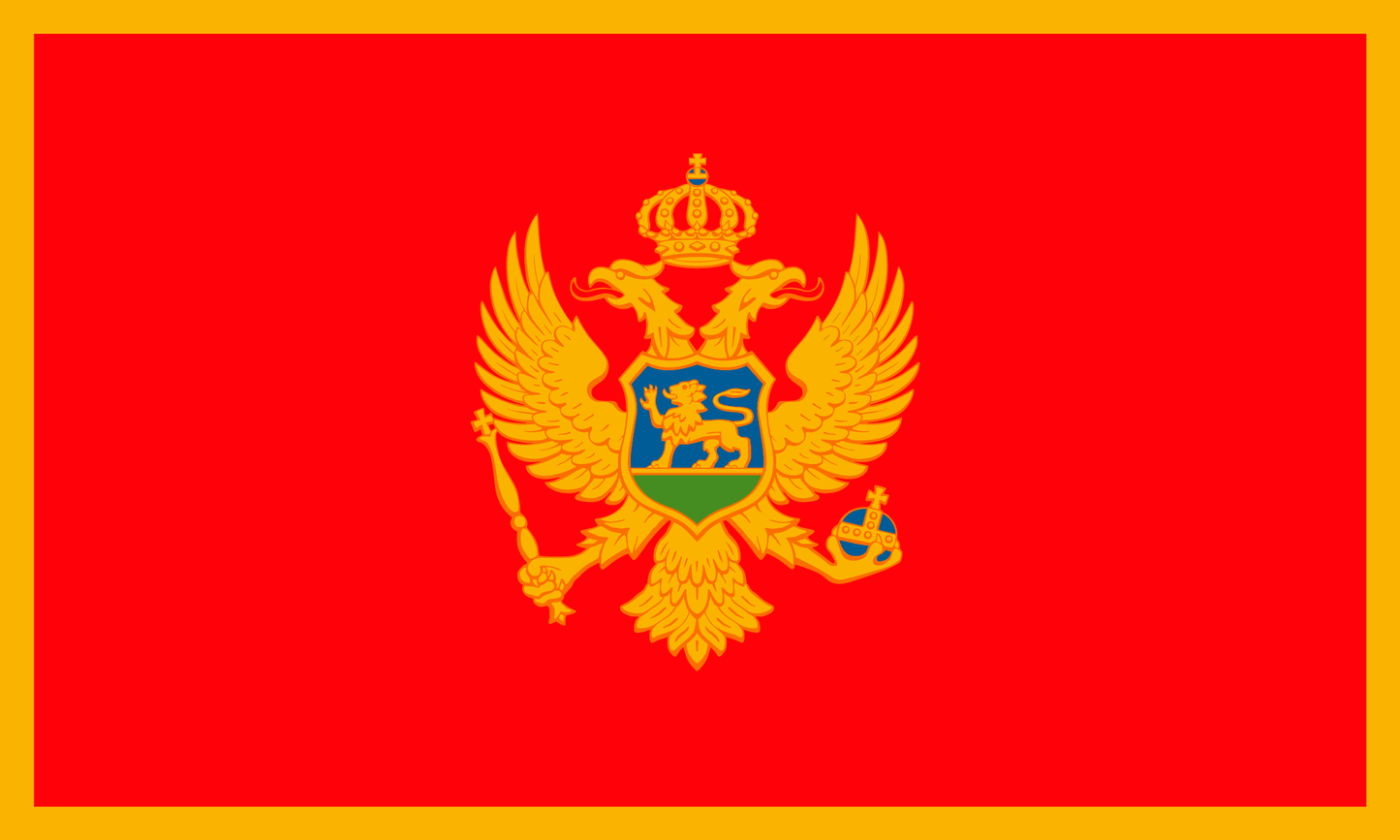 Montenegro Flag Keychain