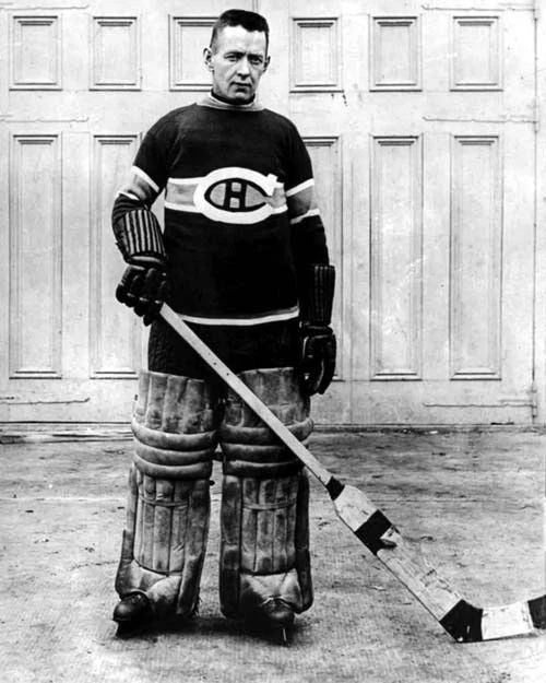 Montreal Canadiens Georges Vezina Glossy Keychain Hockey Goalie Print Hof 45