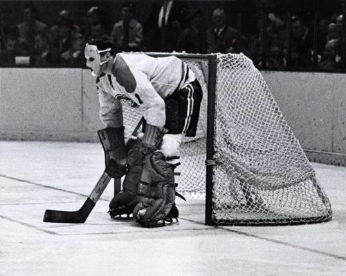 Montreal Canadiens Goalie Jacques Plante Glossy Magnet Hockey Print Hof 78