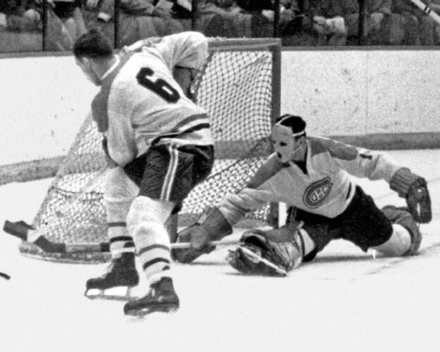 Montreal Canadiens Jacques Plante Glossy Hockey Magnet Print Hof 78