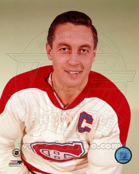Montreal Canadiens Jean Beliveau Glossy Color Magnet Nhl Hockey Print