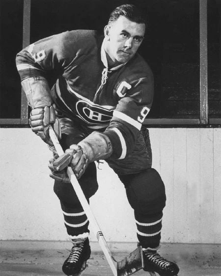 Montreal Canadiens Maurice 'Rocket' Richard Glossy Keychain Hockey Print