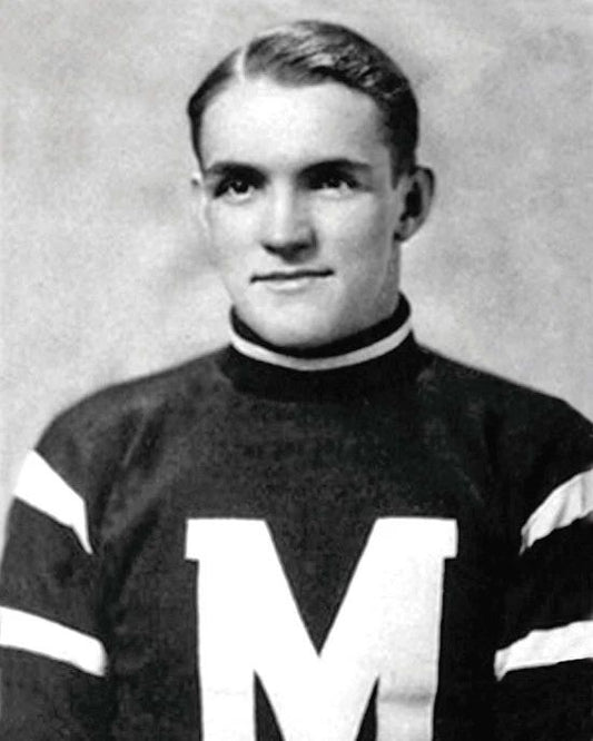 Montreal Maroons Albert Babe Siebert Glossy Magnet Hockey Print Hof 64