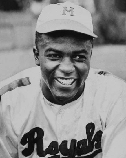 Montreal Royals Jackie Robinson Glossy Keychain Minor League Baseball Print