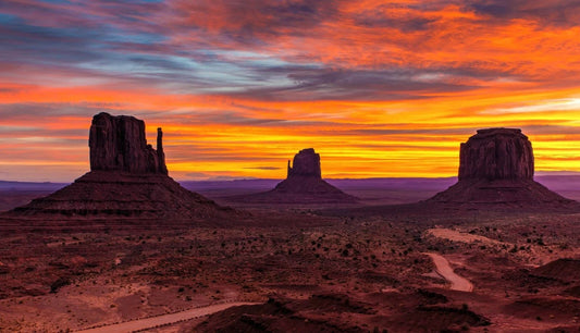 Monument Valley Navajo County Arizona Utah Desert Photo Picture Poster Print