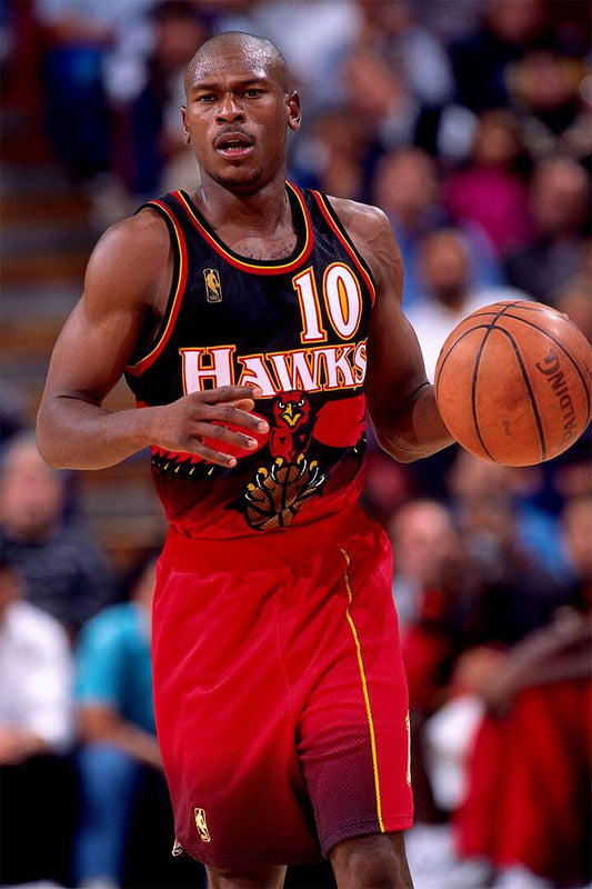 Mookie Blaylock Nj 1990 Sport Painting Jigsaw Puzzle