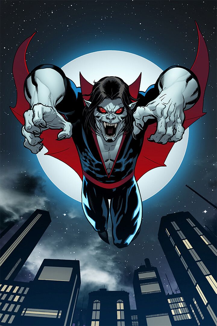 Morbious The Living Vampire Spiderman Comic Series Home Decor Jigsaw Puzzle