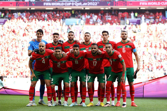 Morocco National Football Team World Soccer Fans 2022 Jigsaw Puzzle