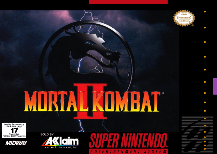 Mortal Kombat 2 (Usa) Snes Print Poster