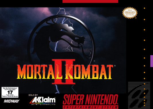 Mortal Kombat 2 (Usa) Snes Print Poster