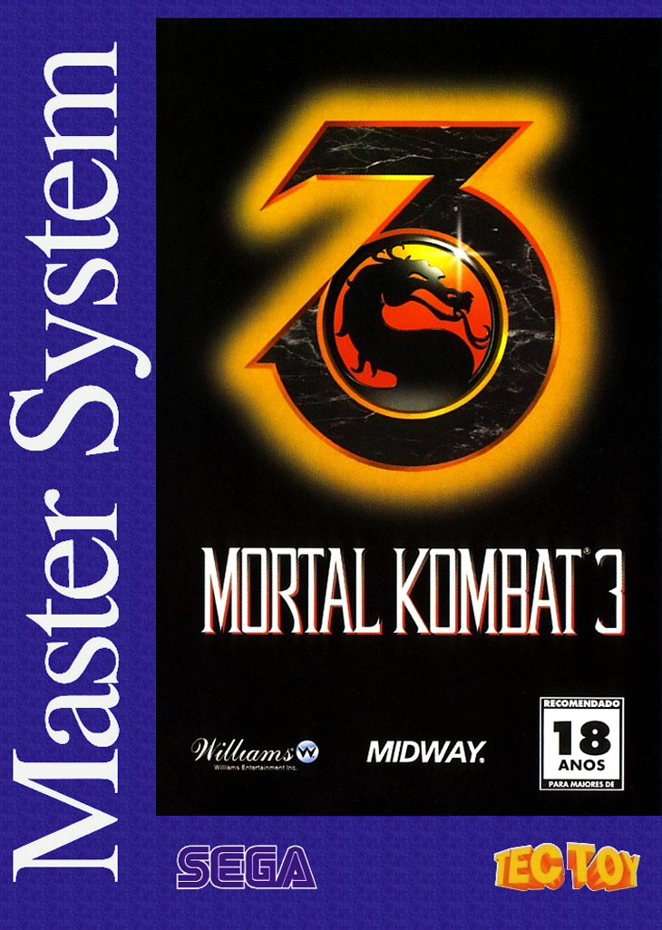 Mortal Kombat 3 Sega Master System Print Poster