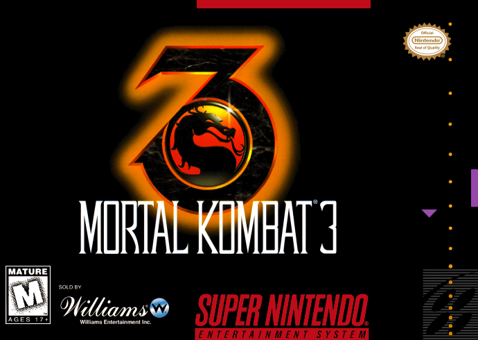 Mortal Kombat 3 (Usa) Snes Print Poster