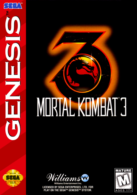 Mortal Kombat 3 (Usa) Genesis Print Poster